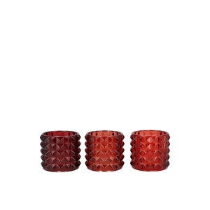 Jazz Jolly Red T-light Structure Ass 7x7cm