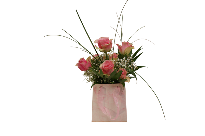 <h4>Aqua Boeket etage marmer tasje</h4>