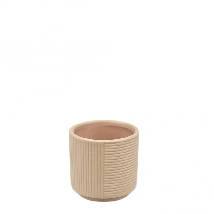<h4>Ceramics Groove pot d08*7cm</h4>