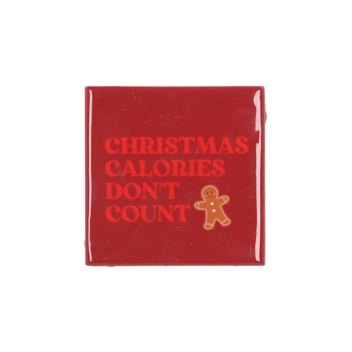 <h4>Tile Christmas Calories 10x10x1cm Nm</h4>