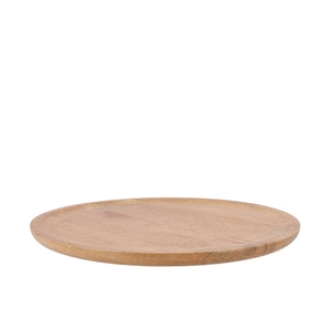 Mumbai Mango Wooden Tray Round Small Edge 44x44x2cm