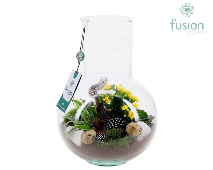 <h4>Green Bottle Suzanne Medium met Pasen arrangement</h4>