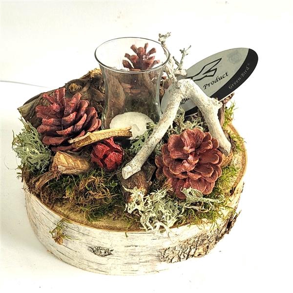 <h4>Kerst Arrangement Rond NR 1.2 Rood</h4>