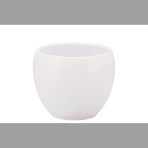 Vinci Matt White Flower Pot 14x11cm