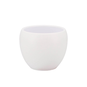 Vinci Matt White Flower Pot 14x11cm