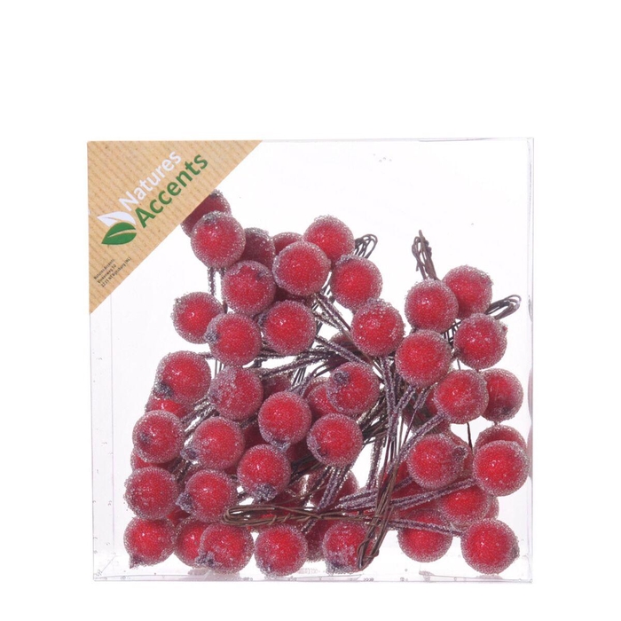 <h4>Christmas Deco berry/wire 16mm x66</h4>