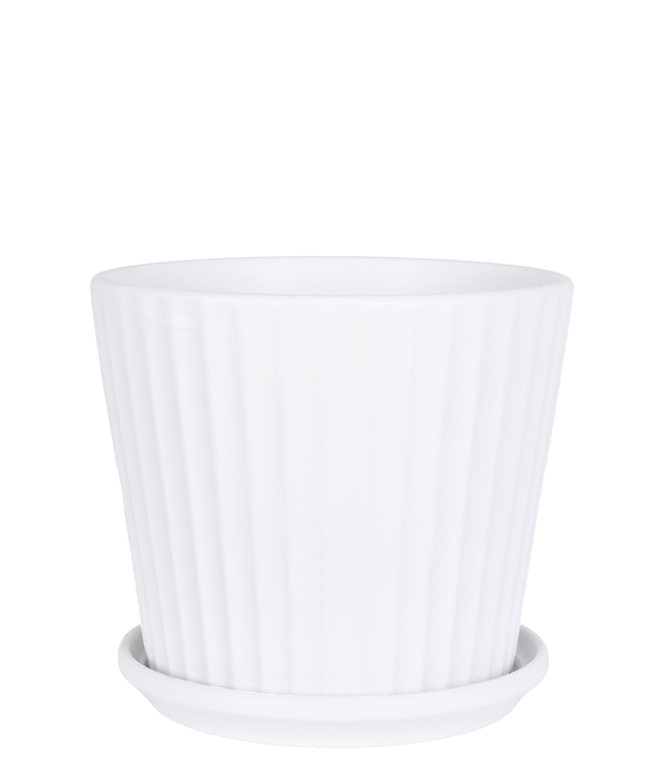 VASO EM CERAMICA BRANCO 55793-008 IMP