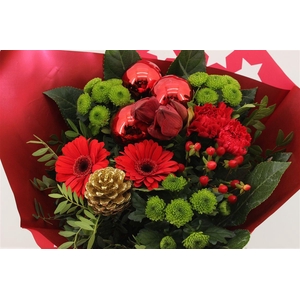 Boeket Amaryllis Kerst Rood