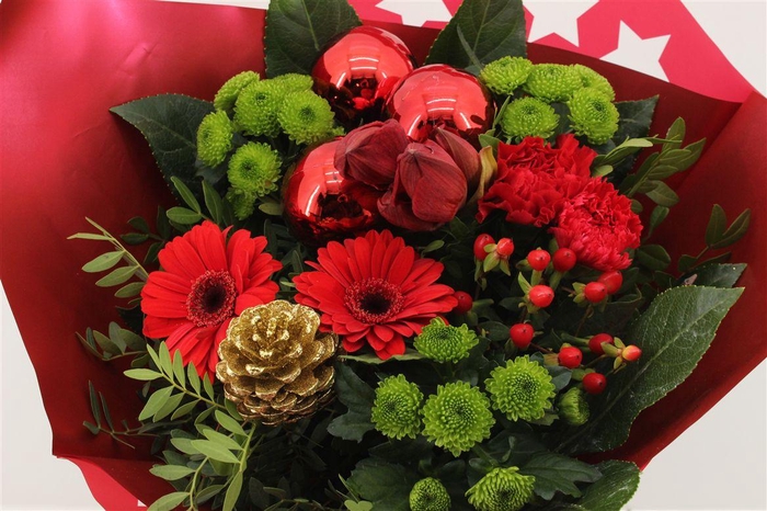 <h4>Boeket Amaryllis Kerst Rood</h4>