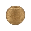 Inga Jada Gold Oval Vase Wave 51x17x50cm