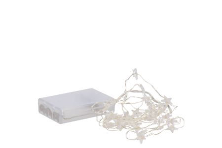 <h4>Led Light Chain Silver Star 40led Warm White Nm</h4>
