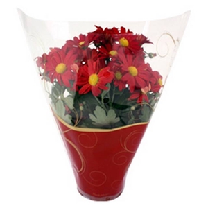 34x36x14cm CPP40 + airholes Curly red/gold 3000/box