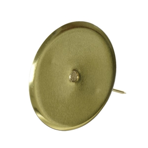 CANDLE HOLDER METAL LIGHT GOLD D8 H4,5 4pcs