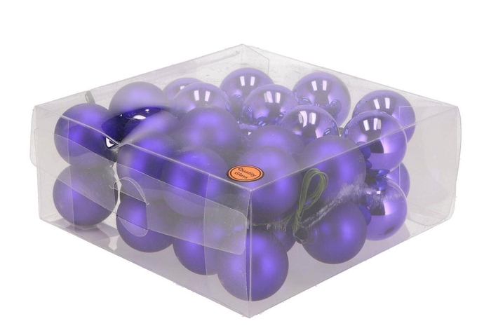 <h4>Glass Ball Purple Rain 40mm P/36 Nm</h4>