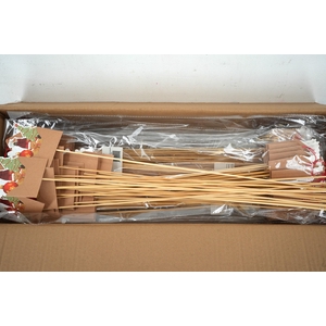 Pick Christmas Envelope 9,8x8cm+50cm stick 25pce/bag