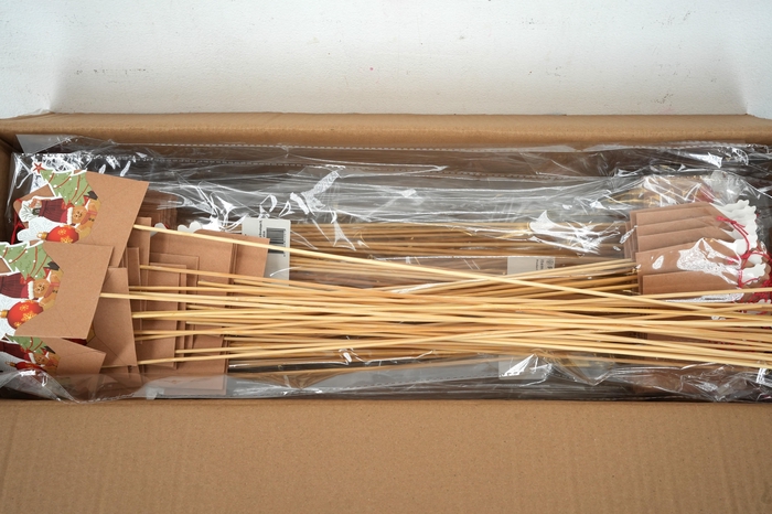 <h4>Pick Christmas Envelope 9,8x8cm+50cm stick 25pce/bag</h4>