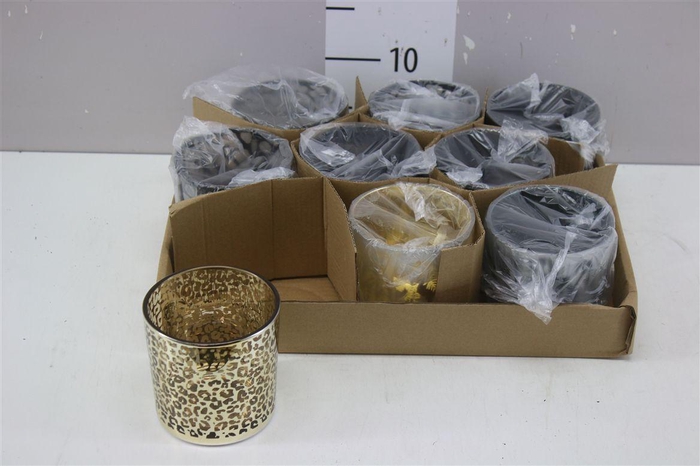 <h4>Glaspotje Met Print</h4>