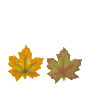 Herfst Keramiek Leaf bord d18*2cm