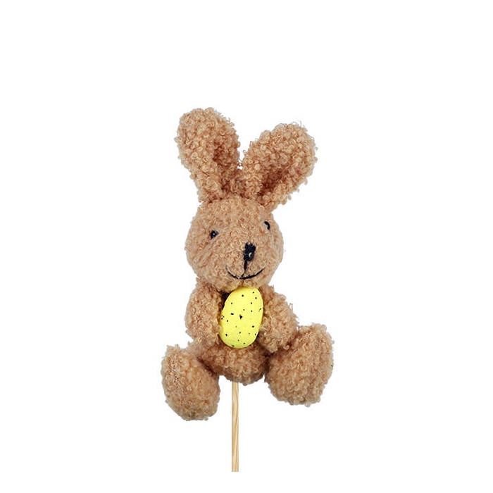 <h4>Bunny Curly+ei Pluche 15x7cm +50cm Stok 25st/zak</h4>