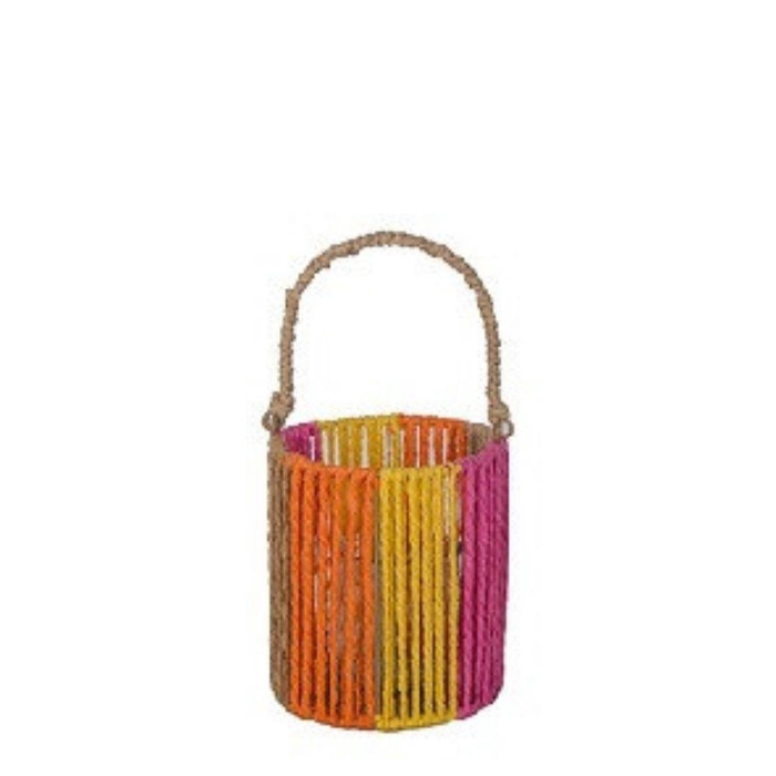<h4>Lantaarn Happy+glas d14*16cm</h4>