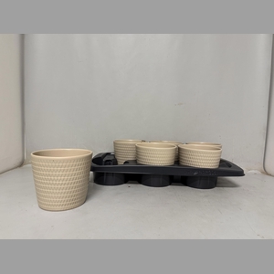 KERAMIEK POT CREME D15XH14