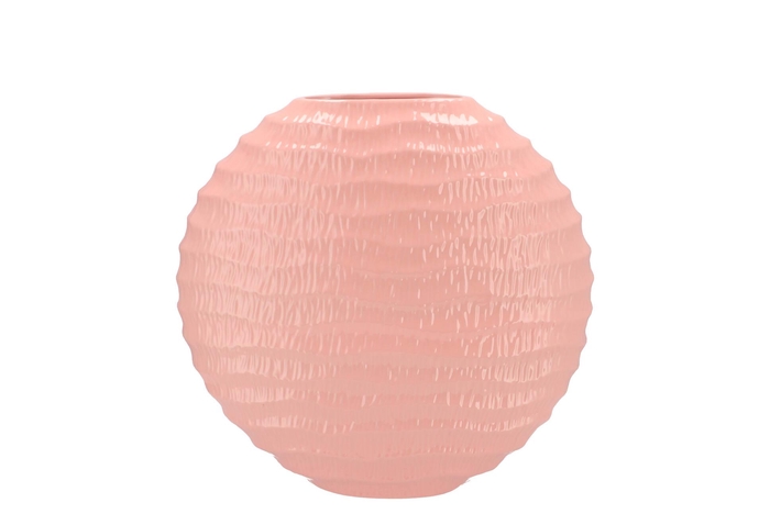 Lima Pink Vase Oval 31x12x30cm Nm