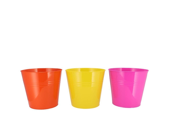<h4>Zinc Dutch Orange Mix Bucket Basic Ass 17x16x13cm</h4>