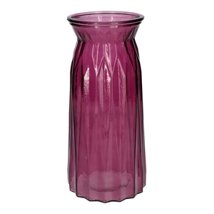 Vase Ruby2 d10/11xh24 aubergine tra