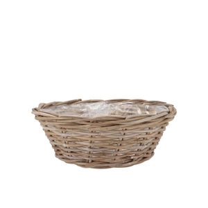 Rattan Kuboo Basket Low 35x13cm