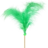 Pick Feathers 10cm+10cm stick green