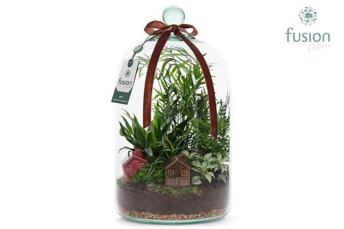 <h4>Green Bottle Novella Large met arrangement</h4>