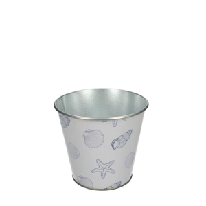Maritime Zinc Ocean pot d11*10cm