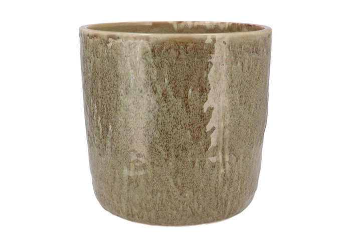 Iron Stone Sand Glazed Pot 21x19cm