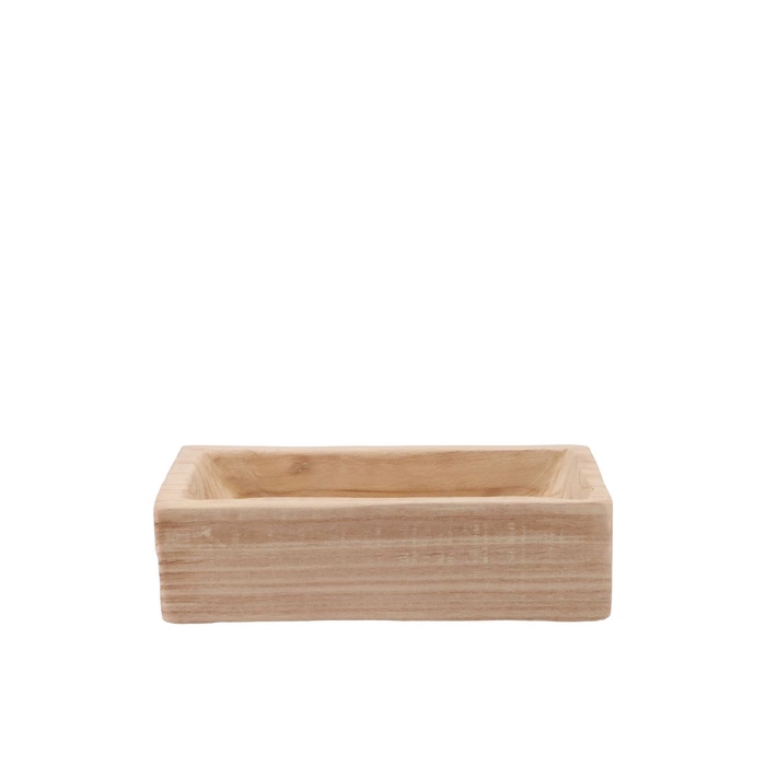 <h4>Wood Natural Tray Rectangle 32x16x9cm Nm</h4>