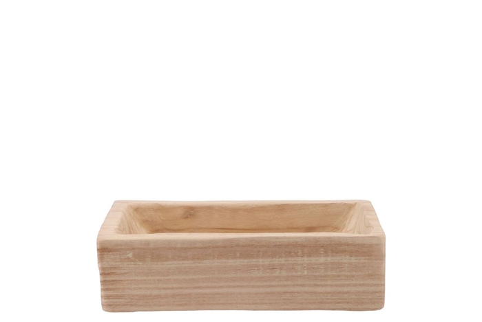 <h4>Wood Natural Tray Rectangle 32x16x9cm Nm</h4>