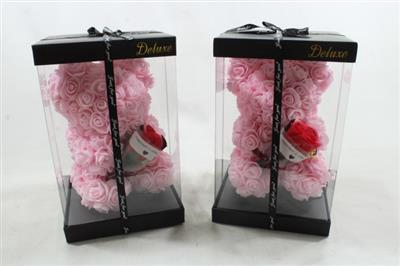 <h4>25cm Beer Roze Boeket</h4>