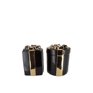 Joy Wild Black Vase Present 11x15cm