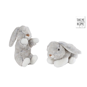 Take Me Home konijn grijs  20/17cm
