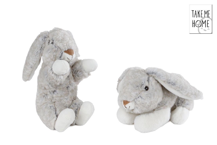 <h4>Take Me Home konijn grijs  20/17cm</h4>