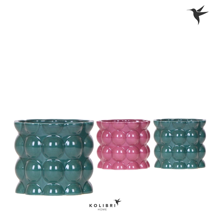 <h4>Kolibri Home Cotton pot green mix</h4>