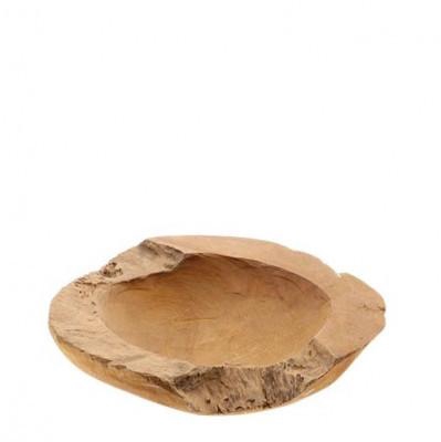 <h4>Hout Teak schaal 30cm</h4>