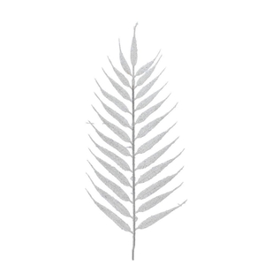 Kerst Deco blad glitter 42cm x4