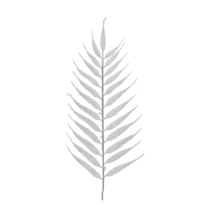 <h4>Christmas Deco leaf glitter 42cm x4</h4>