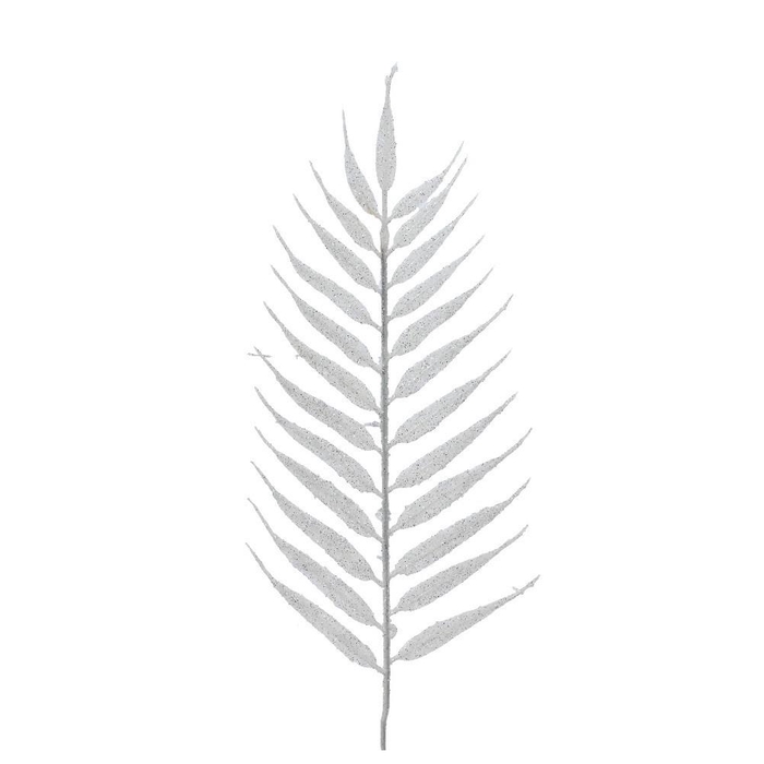 <h4>Christmas Deco leaf glitter 42cm x4</h4>