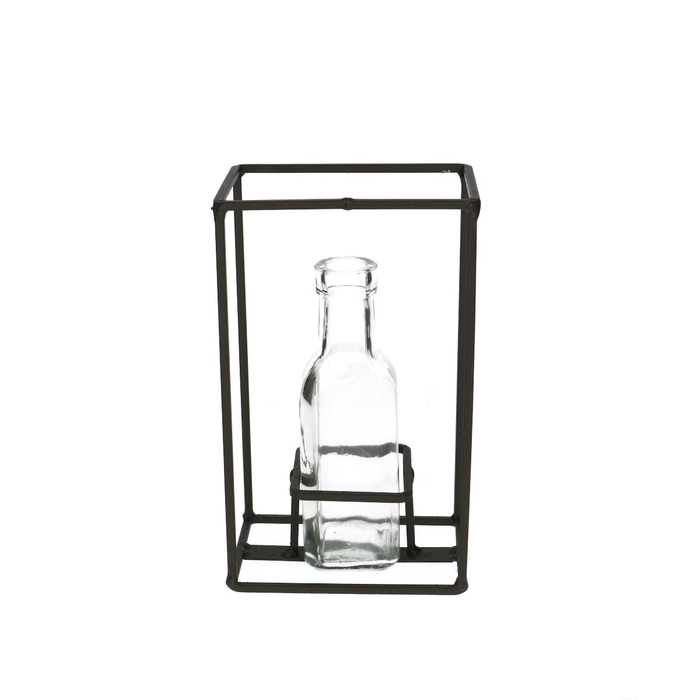 Glass Rack+1bottle d03/5*16cm