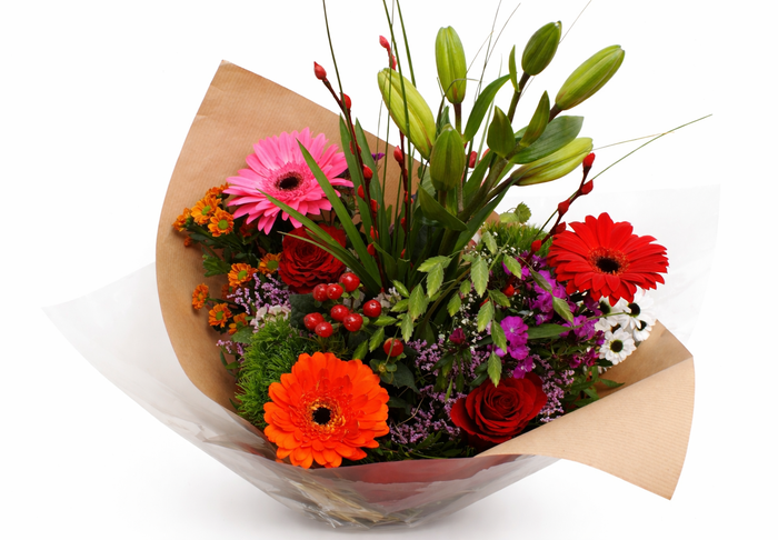 Boeket etage nieuw bont