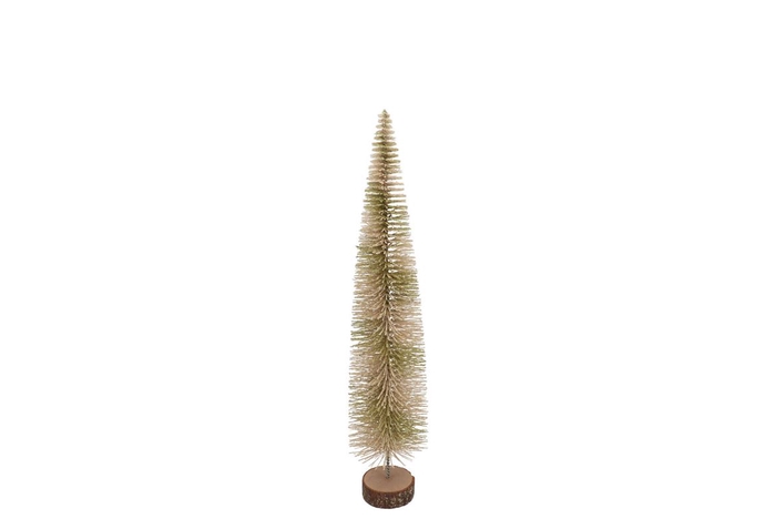 <h4>Sparkle Twist Nordic Sand Snow Tree 45x10cm</h4>