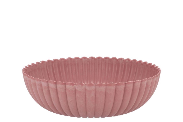 <h4>Melamine Lisa Pink Bowl 25x25x9cm</h4>