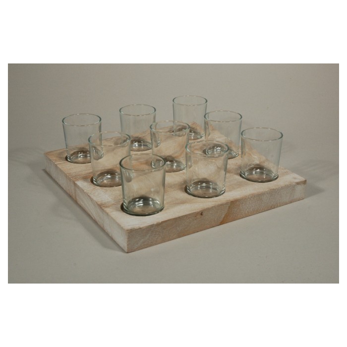 <h4>THEELICHTHOUDER H7.5 B25 L25 HOUT</h4>