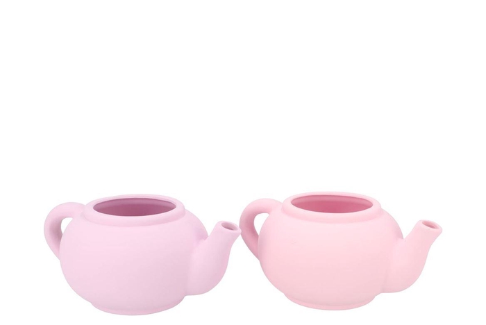 Chai Pastel Tea Pot Ass 23x19x12cm